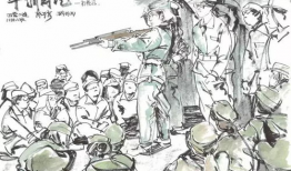 军训漫画,青春汗水铸就钢铁意志